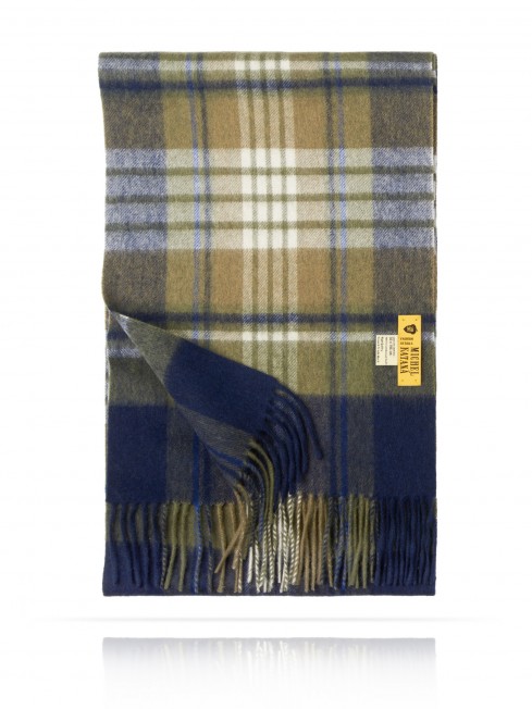 Длиный Шарф из мягчайшей шерсти Merinos (Twill) ЛИМОННО-СВЕЖО FTQ.W130_GZ-748D/FIST