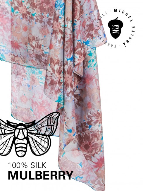 Палантин Женский SN40-VINCI/BLUE