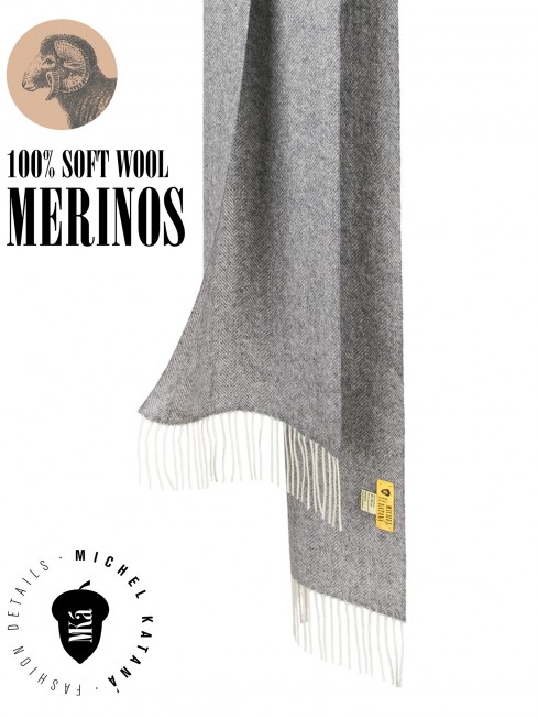 Шарф Унисекс FHs.W220_VN2051-13/GRIS