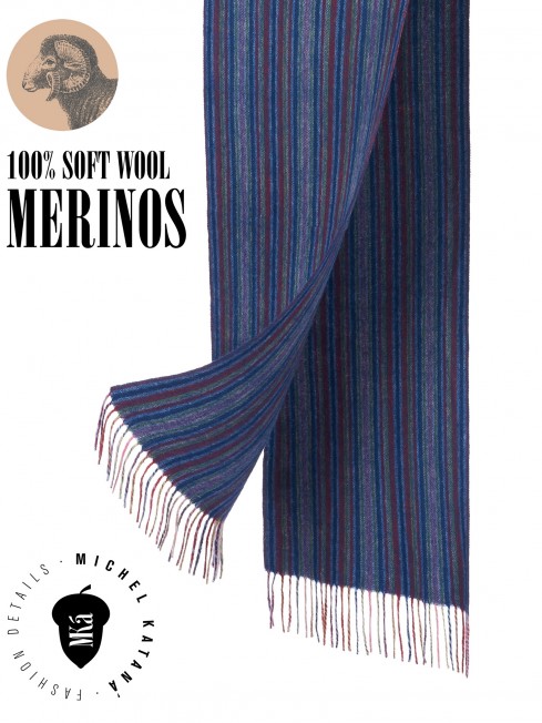 Шарф Унисекс FTL.W220_A139-1/BLEU