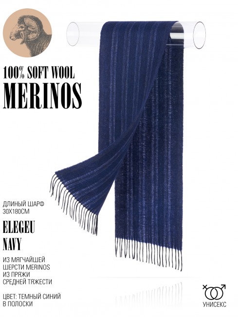 Шарф Унисекс FTL.W220_A38/BLEU