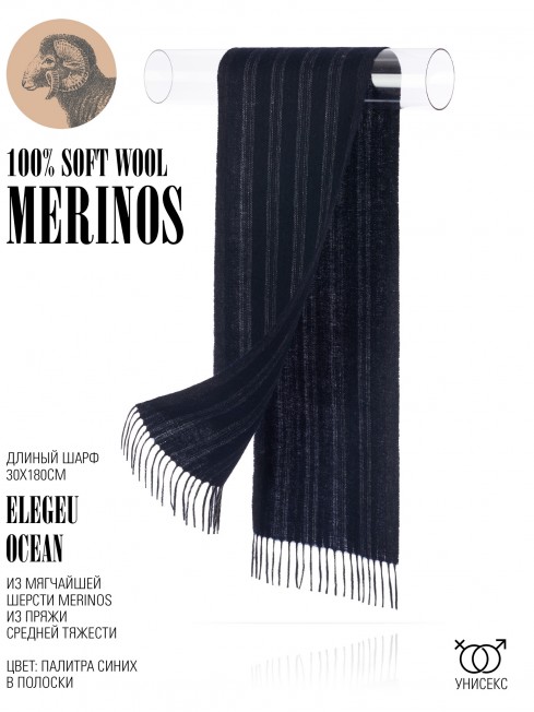 Шарф Унисекс FTL.W220_A43/NAVY