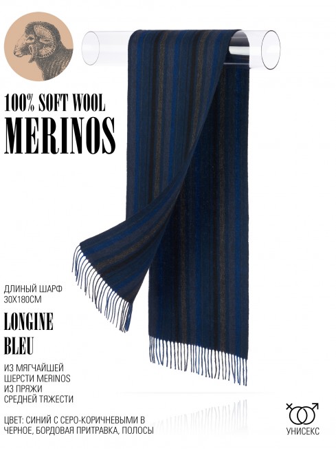 Шарф Унисекс FTL.W220_A73/BLEU