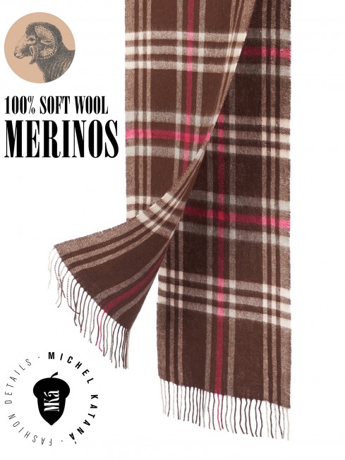 Шарф Унисекс FTQ.W220_A100/BRUN