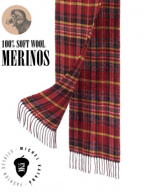 Шарф Унисекс FTQ.W220_A42-2/RED.YELLOW