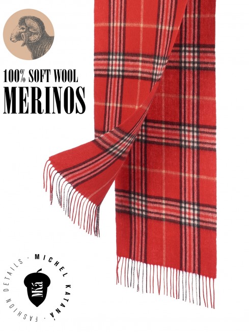 Шарф Унисекс FTQ.W220_A45/ROUGE.SCOT