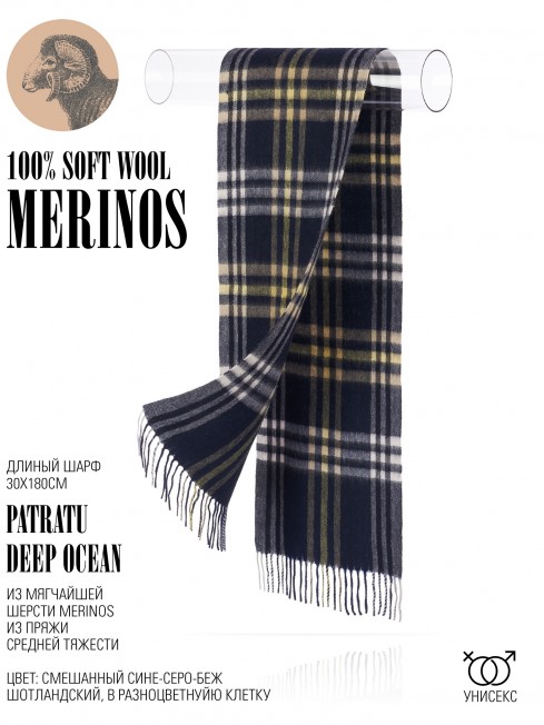Шарф Унисекс FTQ.W220_A86/DEEP