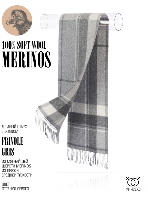 Шарф Унисекс FTQ.W220_TNGZ-7/GRIS