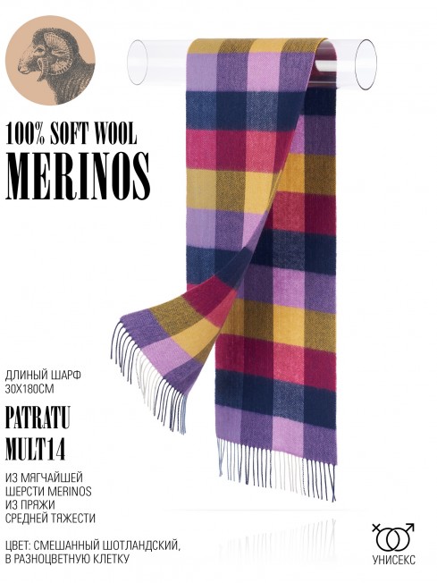 Шарф Унисекс FTQ.W220_VN2386-14/MULT.14