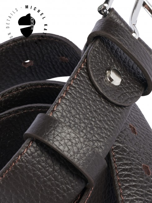 Ремень-Пояс Унисекс MIDE.CERF-35-CNi/CHOCO