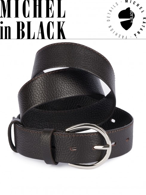 Ремень-Пояс Унисекс MIDE.CERF-35-UNi/BRUN