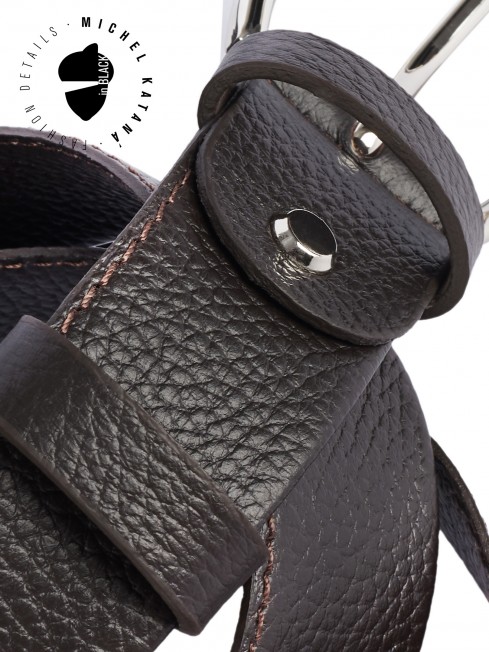 Ремень-Пояс Унисекс MIDE.CERF-35-UNi/BRUN