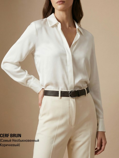 Ремень-Пояс Унисекс MIDE.CERF-35-UNi/BRUN