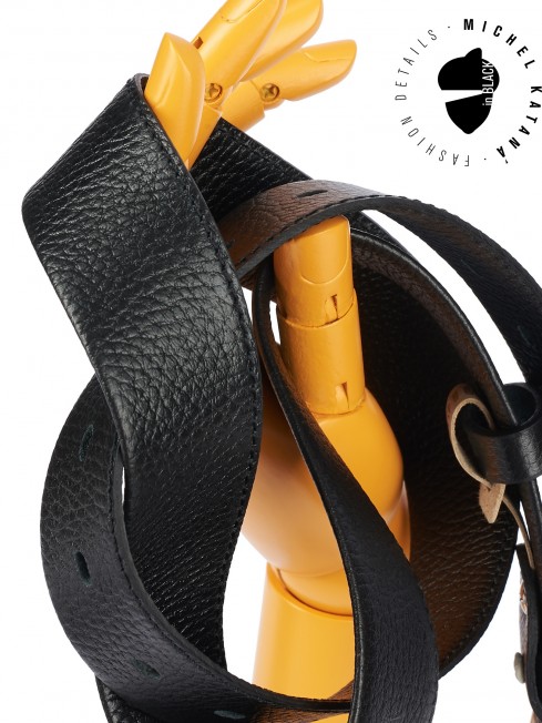 Ремень-Пояс Унисекс MIDE.CERF-35-UNi/NOIR