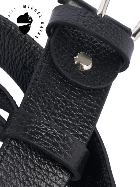 Ремень-Пояс Унисекс MIDE.CERF-35-UNi/NOIR