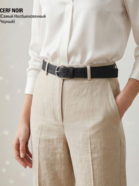 Ремень-Пояс Унисекс MIDE.CERF-35-UNi/NOIR