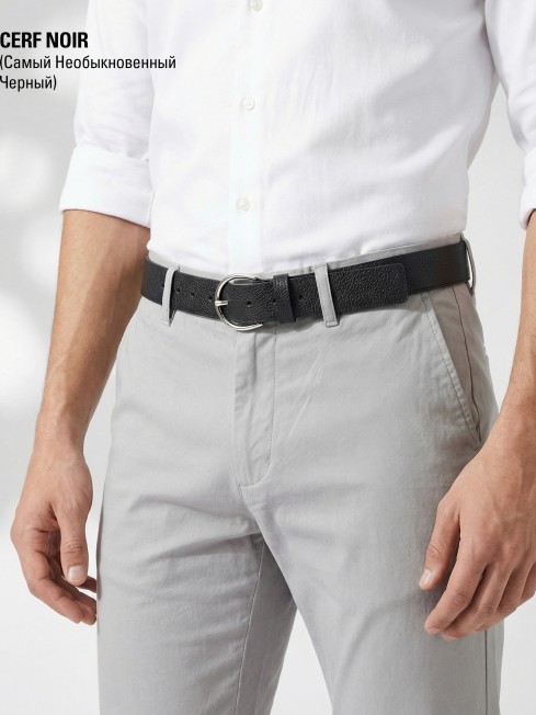 Ремень-Пояс Унисекс MIDE.CERF-35-UNi/NOIR
