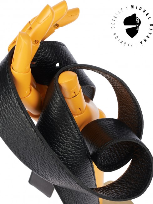 Ремень-Пояс Унисекс MIDE.CERF-40-PAu/NOIR