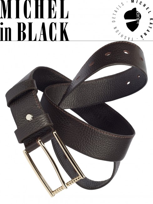 Ремень-Пояс Унисекс MIDE.CERF-40-RNi/CAFFE