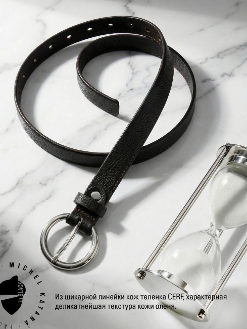 Ремень-Пояс Женский MOA.CERF-20-UNi/NOIR.Ag