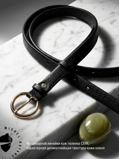 Ремень-Пояс Женский MOA.CERF-20-UNi/NOIR.Aur