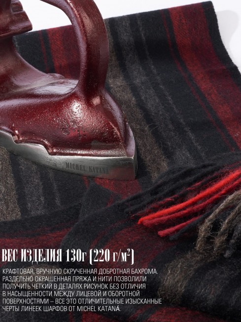 Шарф Унисекс FTL.W220_A64B/BERRY