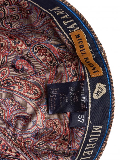 Кепка с козырьком, Бейсболка Мужская-Унисекс TWEED GLASGOW TERRELLE из твида (Плотная Костюмно-Блейзерная ШЕРСТЬ) TWEED.6-GLASGOW/TERRELLE