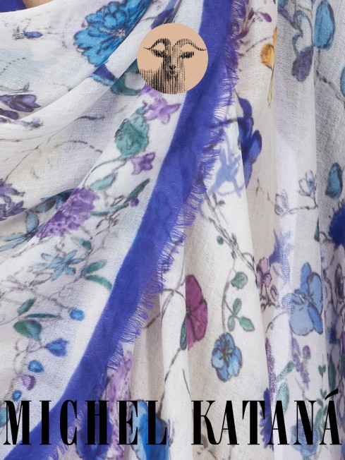 Палантин Унисекс P.CASH40_24-TPC-4/FL.BLEU