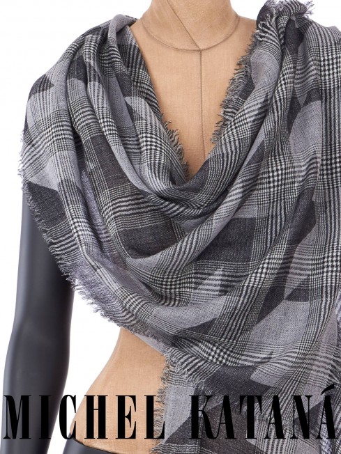 Палантин Унисекс JqTQ.W60_24DMW-2.C/GRIS