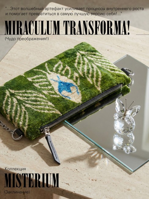 Шелковый (Бахмаль) конверт-папка-косметичка MIRACULUM TRANSFORMA! (Чудо преображения!) Plic_MIRACULUM TRANSFORMA