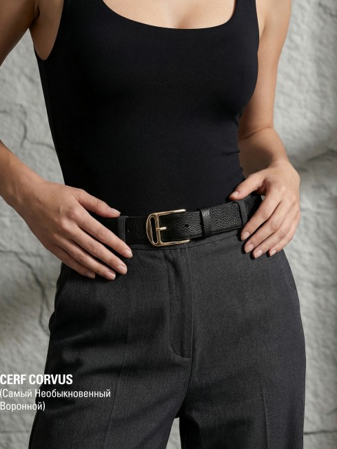 Ремень-Пояс Унисекс MIDE.CERF-35-LNi/CORVUS