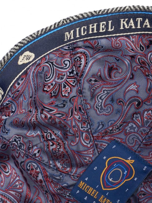 Кепка с козырьком, Бейсболка Мужская-Унисекс TWEED GLASGOW CLOUD из твида (Плотная Костюмно-Блейзерная ШЕРСТЬ) TWEED.6-GLASGOW/CLOUD