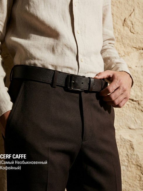 Ремень-Пояс Унисекс MIDE.CERF-35-LNu/CAFFE