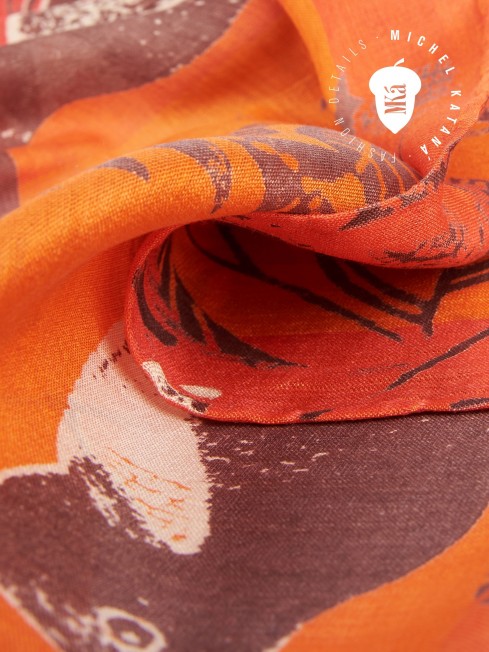 Палантин Женский SN40-BIRDY/CORAL