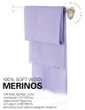 VINTAGE BERGE LILAC, огромный 110*220 см шерстяной Палантин из Шерсти MERINOS, мягкой ручной пряжи средней тяжести. JW100-BERGE/LILAC