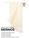 VINTAGE BERGE NEW BEIGE, огромный 110*220 см шерстяной Палантин из Шерсти MERINOS, мягкой ручной пряжи средней тяжести. JW100-BERGE/NEW.BEIGE