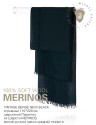VINTAGE BERGE NEW BLACK, огромный 110*220 см шерстяной Палантин из Шерсти MERINOS, мягкой ручной пряжи средней тяжести. JW100-BERGE/NEW.BLACK