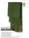 VINTAGE BERGE OLIVE, огромный 110*220 см шерстяной Палантин из Шерсти MERINOS, мягкой ручной пряжи средней тяжести. JW100-BERGE/OLIVE