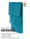 VINTAGE BERGE SEA GREEN, огромный 110*220 см шерстяной Палантин из Шерсти MERINOS, мягкой ручной пряжи средней тяжести. JW100-BERGE/SEA.GREEN