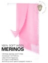 VINTAGE BERGE SOFT PINK, огромный 110*220 см шерстяной Палантин из Шерсти MERINOS, мягкой ручной пряжи средней тяжести. JW100-BERGE/SOFT.PINK