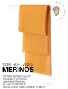 VINTAGE BERGE YELLOW, огромный 110*220 см шерстяной Палантин из Шерсти MERINOS, мягкой ручной пряжи средней тяжести. JW100-BERGE/YELLOW